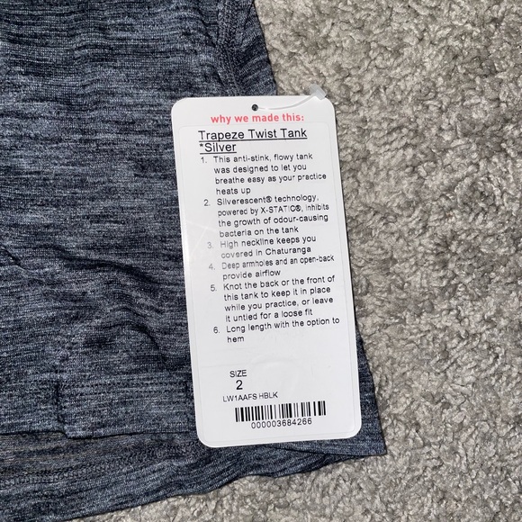 NWT Lululemon athletica Trapeze Twist Tank - Picture 3 of 4